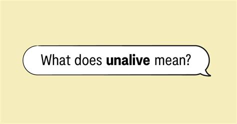 unalive meaning